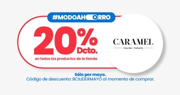 ¡Activa tu #ModoAhorro con este 15% dcto. en Caramel!