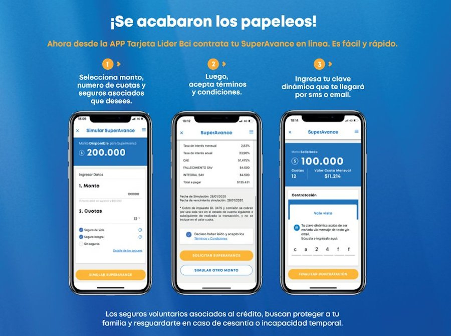 Simula y contrata un SuperAvance facil y rapido
