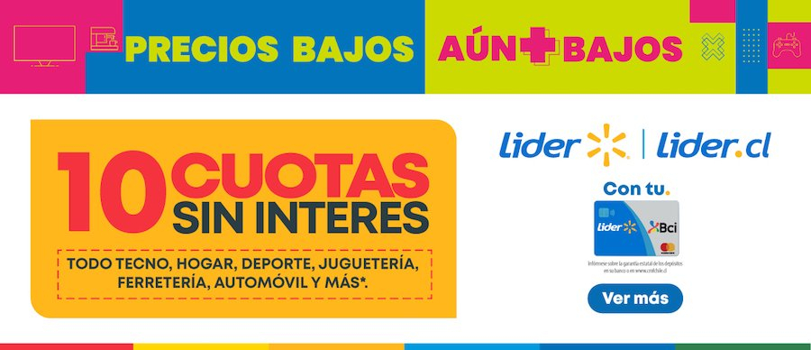 Beneficios en supermercados Lider