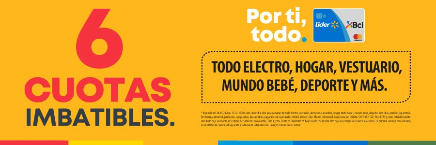Beneficios en supermercados Lider